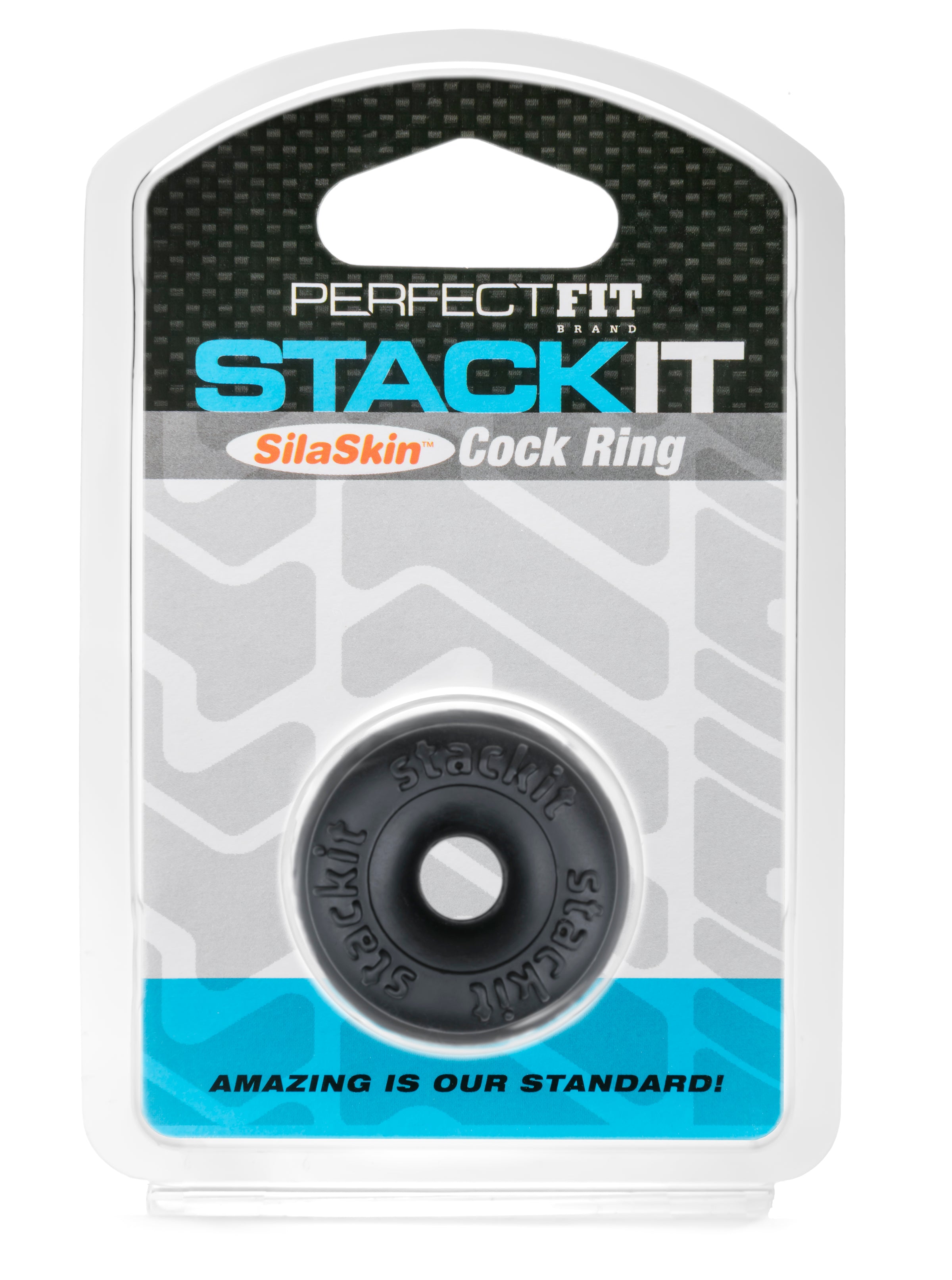Stackit Bulge Enhancing Cock Ring Black COCK RINGS