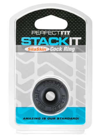 Stackit Bulge Enhancing Cock Ring Black COCK RINGS