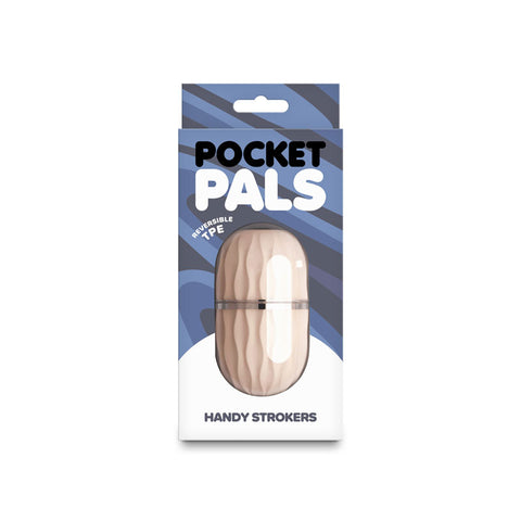 Pocket Pals Lexi – Mini Reversible Stroker by NS Novelties White > Sex Toys For Men > Masturbators Cup
