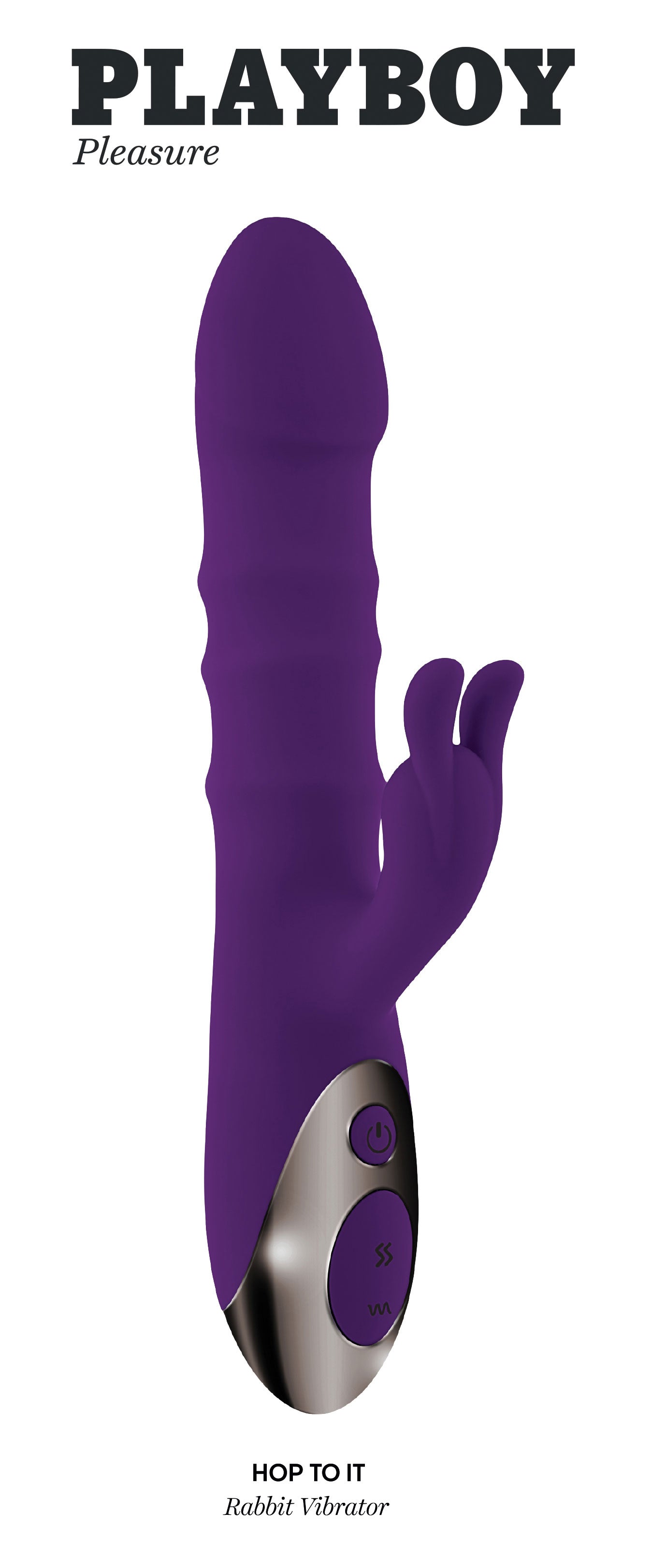 Playboy Pleasure HOP TO IT Rabbit Vibrator 23.5cm > Vibrators > Ladies > Rabbit