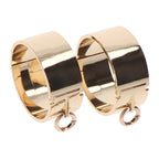 Slave Wrist Cuffs (Gold) > Bondage Gear > Handcuffs