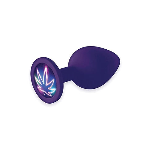 The 9's Booty Talk - Neon Leaf Silicone Butt Plug 2.63 Inch Butt Plugs