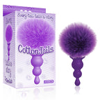 The 9s Cottontails Beaded Butt Plug with Bunny Tail > Anal Range > Tail Butt Plugs