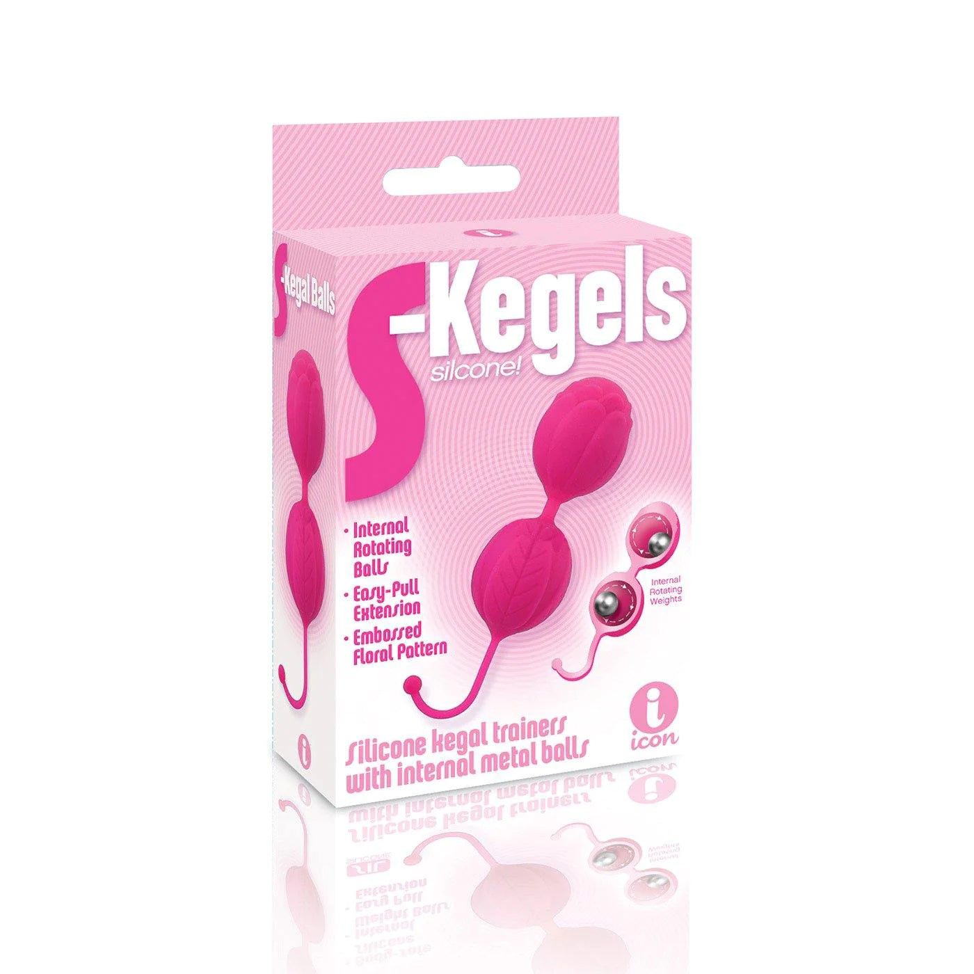 The 9s S-Kegels Silicone Kegel Balls Pink Secondary image