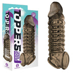 The 9s Toppers Open Ended Smoke Penis Extension Sleeve 2" inch > Sex Toys For Men > Penis Sleeves