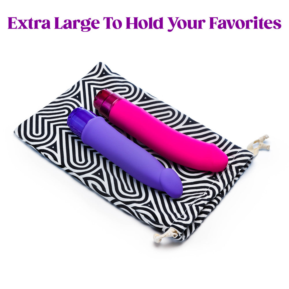 The Collection Embrace Designer Storage Pouch – 100% Natural Cotton Storage Bag Secondary image