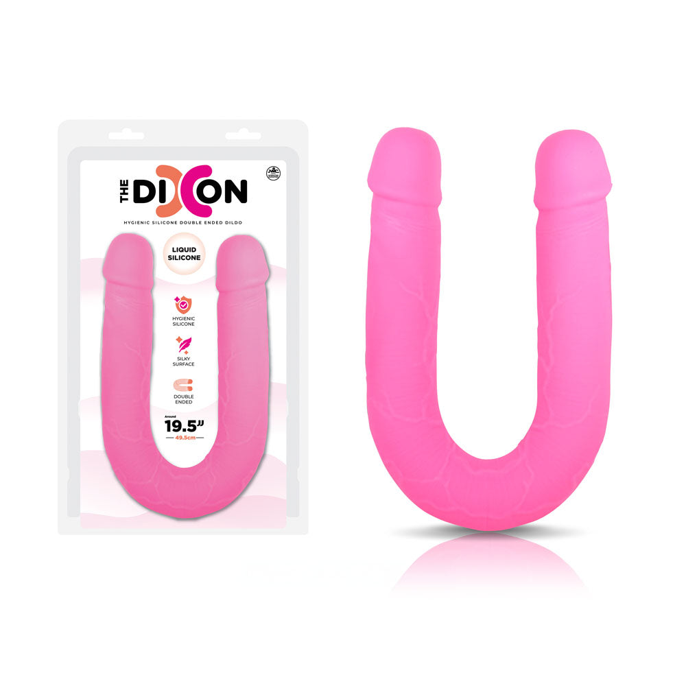 The Dixon 50cm Double Dong in Pink > Dildos > Double Dildos Main image