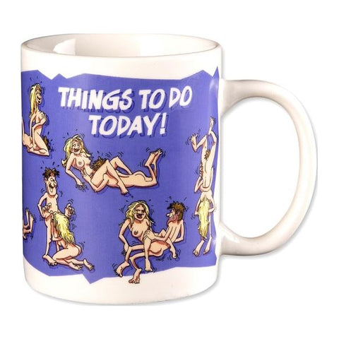 Things To Do Today - Novelty Coffee Mug 11 Oz Funny Gift Gag Gifts & Novelties
