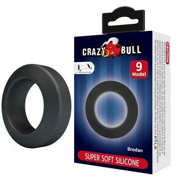 Brodan Super Soft Silicone Cockring – High-Quality Medical-Grade Silicone Cock Ring One Size > Cock Ring > Single