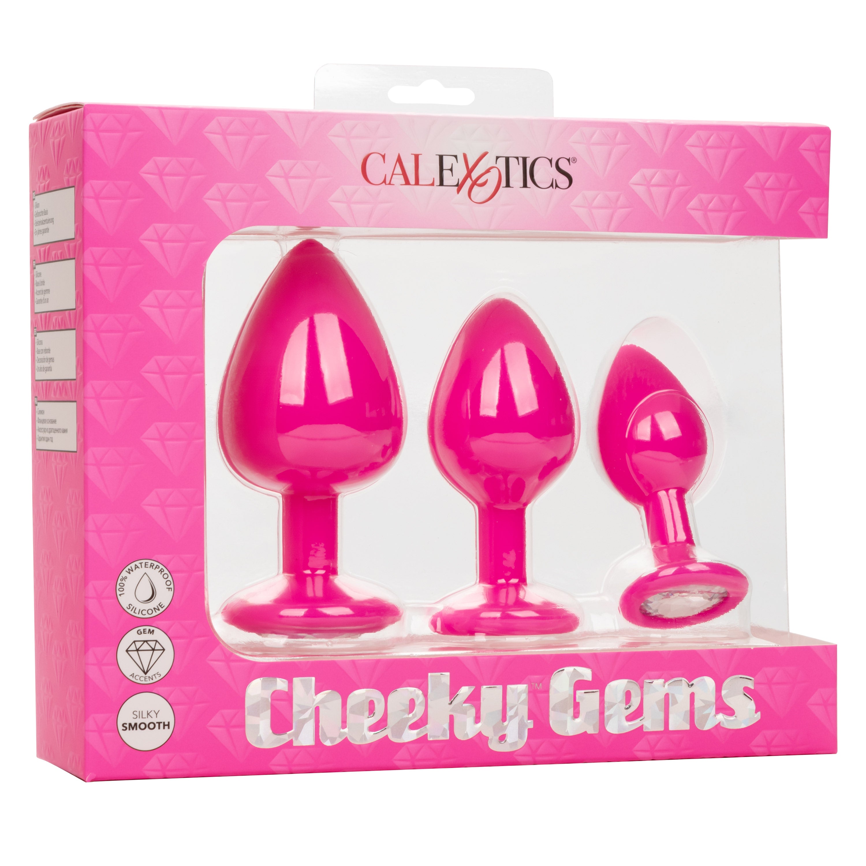 Cheeky Gems – Anal Training Kit with Three Graduated Anal Plugs > Anal Range > Butt Plug Kits