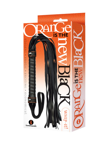 Orange Is The New Black Whip It Black Flogger Whip