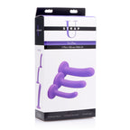 Tri Play 3 Piece Purple Silicone Dildo Set > Sex Toys > Dilators