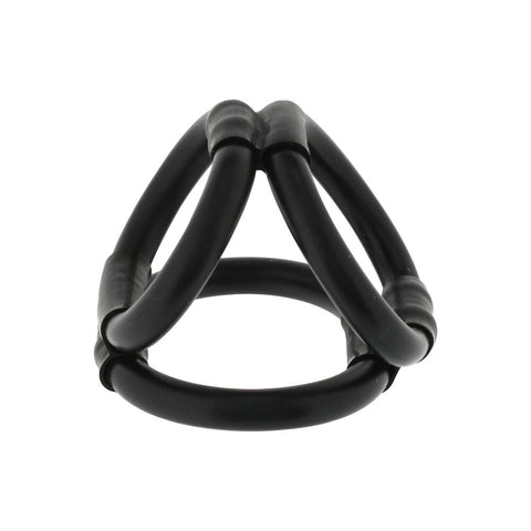Tri Ring 3 – Cock Cage with Trio of Cock Rings > Cock Ring > Sling