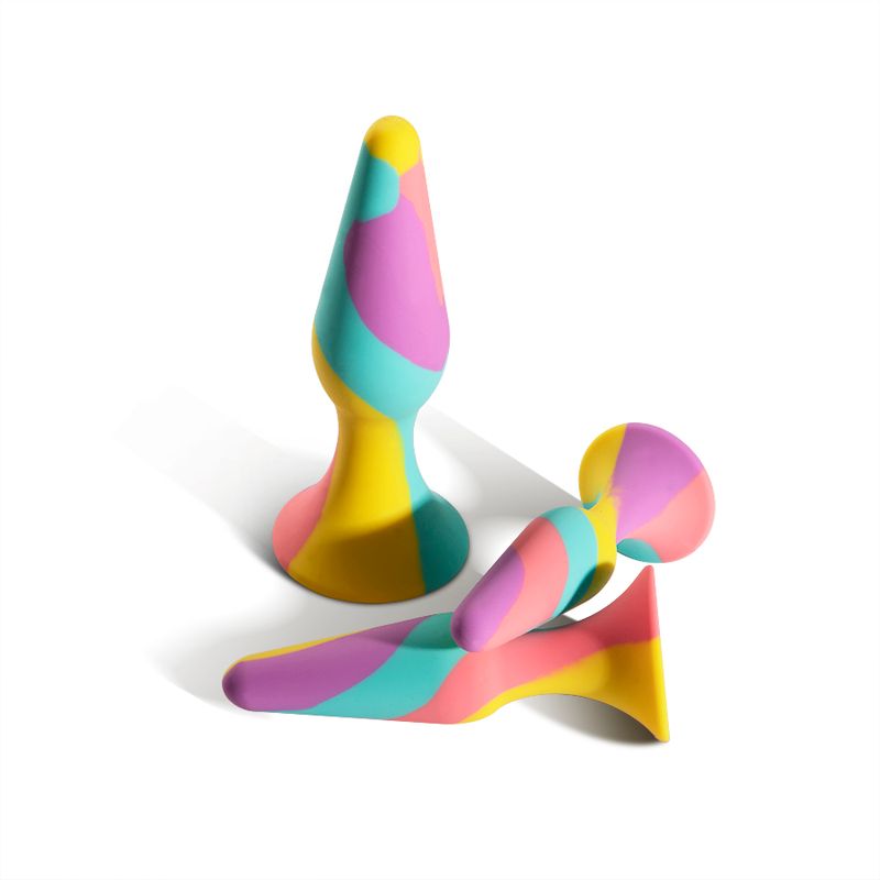 TriPlugs 3 Piece Silicone Anal Training Kit Secondary image