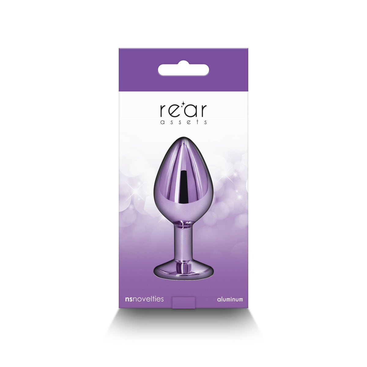 Rear Assets Round Gem Metal Butt Plug > Anal Range > Jewel Butt Plugs