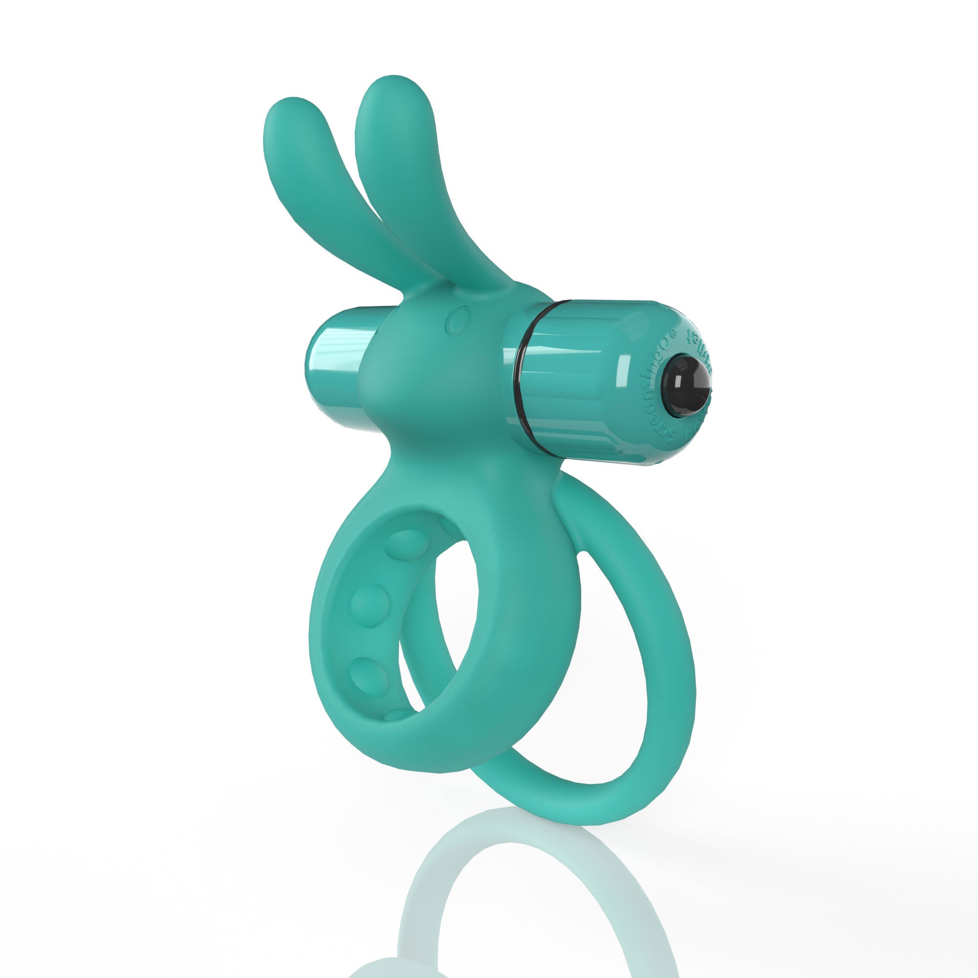 Ohare 4B Low Pitch Bass Double Ring Stretch Silicone Rabbit Vibrator Sleeve > Sex Toys > Couples Toys