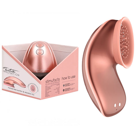 Twitch 1 Stimulator with Suction Rose Gold