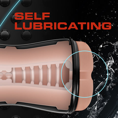 Loverboy The Cowboy Self Lubricating Stroker for Men Beige Strokers - Manual