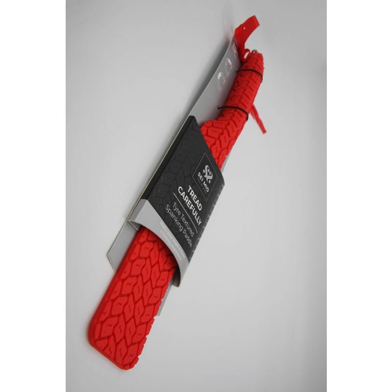 Tyre Paddle Large Red - Double-Sided Vegan Spanking Tool Whips & Paddles