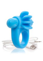 Skooch Charged Rechargeable Vibrating Cock Ring with Textured Silicone Stimulation > Sex Toys > Couples Toys