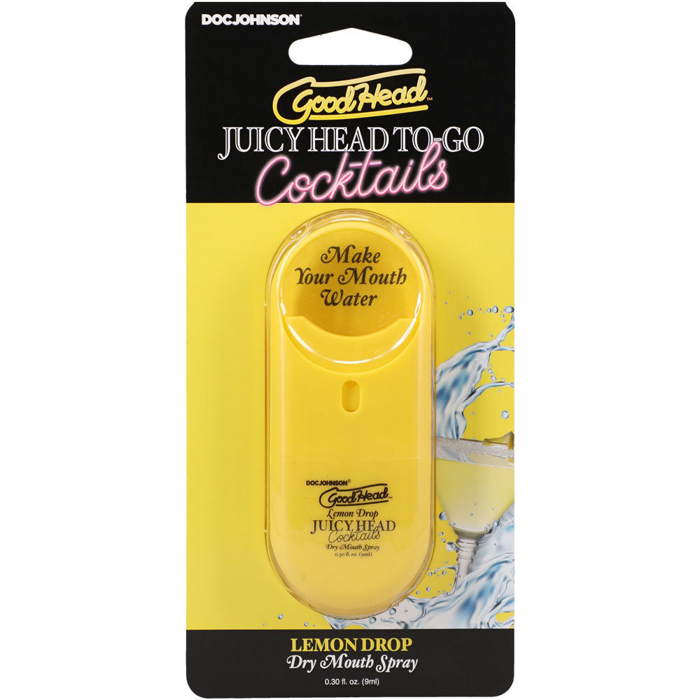 GoodHead Juicy Head Lemon Drop Dry Mouth Spray – 9ml & 59ml > Lube > Oral Gels & Sprays