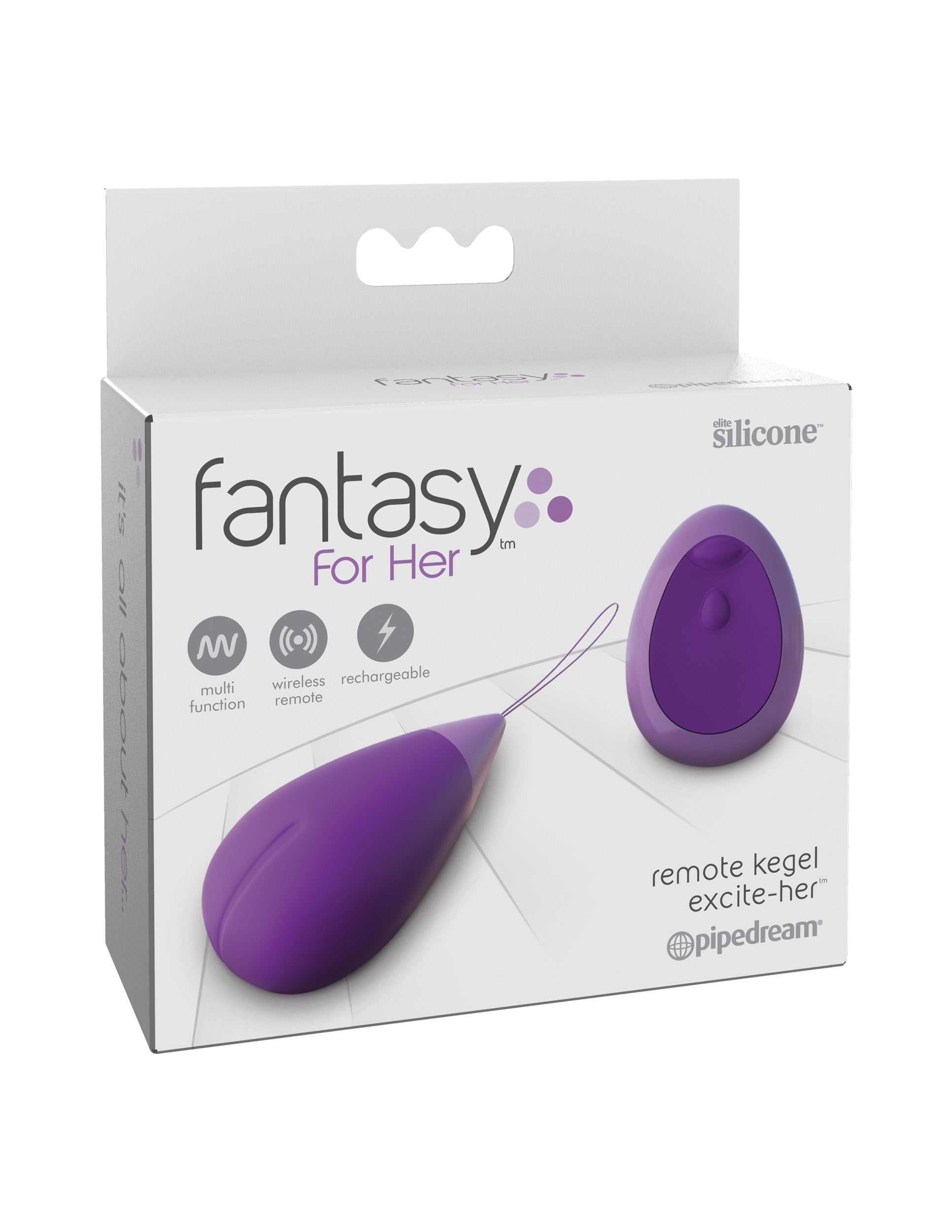Fantasy For Her Remote Kegel Excite-Her 6.4cm USB Rechargeable Trainer > Sex Toys For Ladies > Kegel Exercise