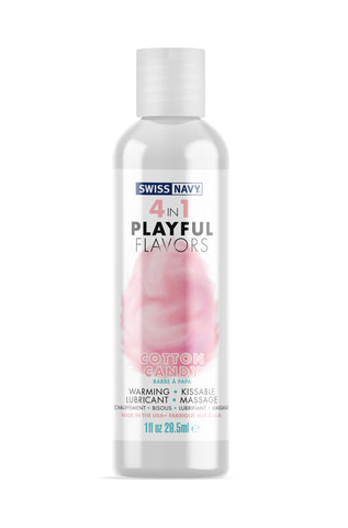 Playful Flavours 4 In 1 Cotton Candy 1oz/29.5ml Lube Default Title Flavoured Lube