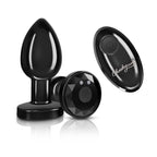 Viben Cheeky Charms Metal Remote Vibrating Anal Plug Black Medium > Anal Range > Vibrating Butt Plugs