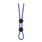 Stay Hard Silicone Double Loop (Blue) – Adjustable Cock Ring Blue > Cock Ring > Adjustable
