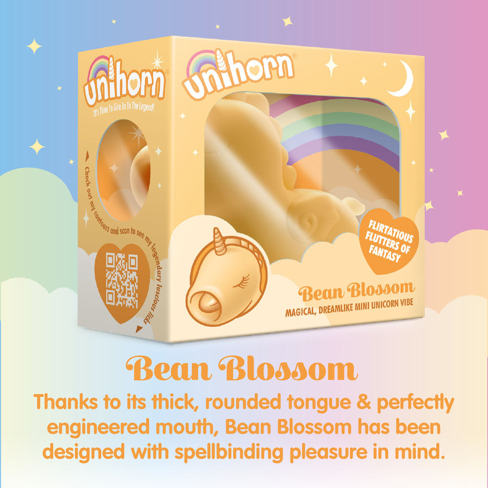 Unihorn Bean Blossom Flickering Tongue Unicorn Vibe – Playful Vibrator > Sex Toys For Ladies > Clitoral Vibrators and Stimulators
