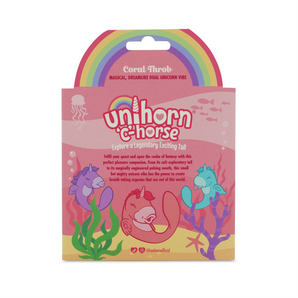 Unihorn Massager C Horse Coral Throb > Vibrators > Unconventional