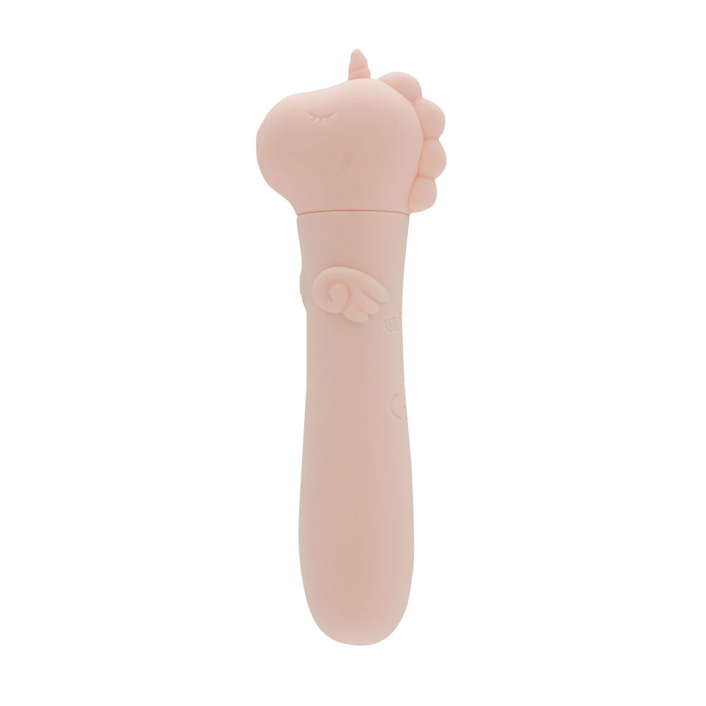 Unihorn Heart Throb Coral USB Rechargeable Vibrating Bullet 4 Inches BULLETS & EGGS