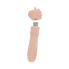 Unihorn Heart Throb Coral USB Rechargeable Vibrating Bullet 4 Inches BULLETS & EGGS