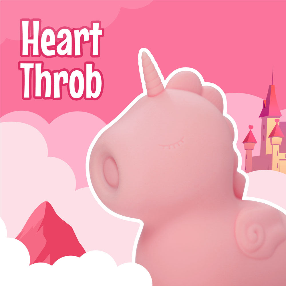 Heart Throb The Pulsing One (Soft Pink) – Mini Vibrator with 10 Speeds and Tongue Motion Patterns > Sex Toys For Ladies > Clitoral Vibrators and Stimulators