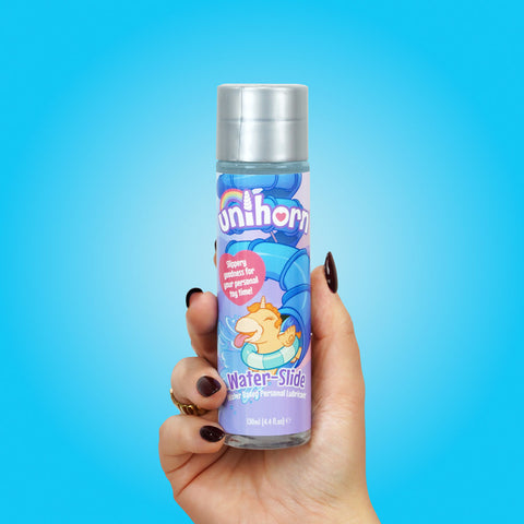 Unihorn Water-Slide Lubricant - Water Based Lubricant - 130 ml Bottle Lubricants, Creams & Glides