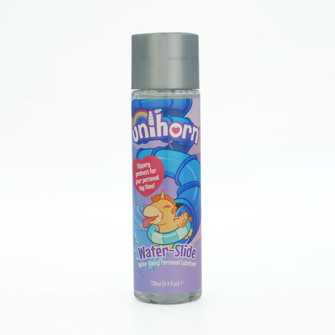 Unihorn Water-Slide Lubricant - Water Based Lubricant - 130 ml Bottle Clear Lubricants, Creams & Glides