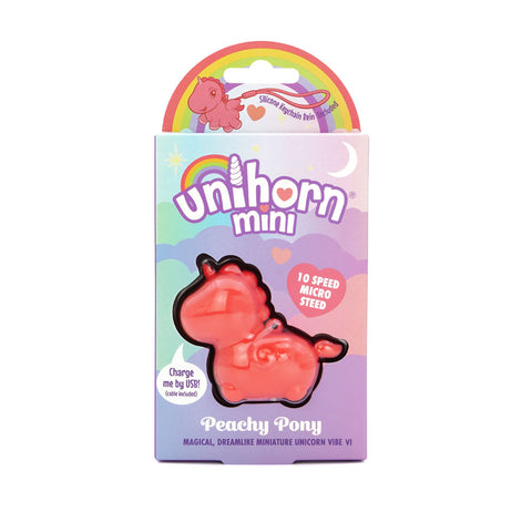 Unihorn Mini Peachy Pony Peach USB Rechargeable Stimulator STIMULATORS