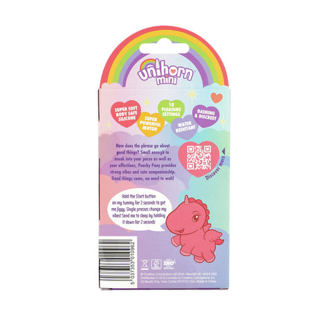 Unihorn Mini Peachy Pony Peach USB Rechargeable Stimulator STIMULATORS