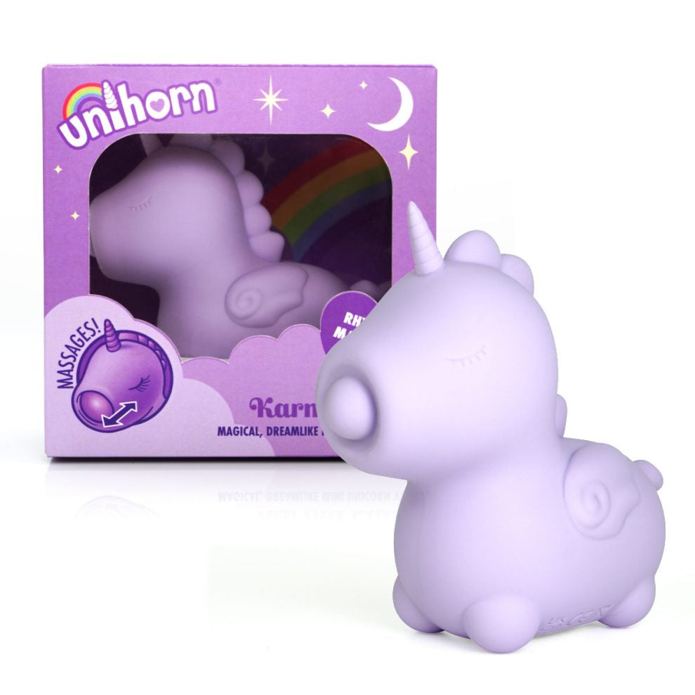 Unihorn Karma Lilac Mini Vibrator with 20 Settings Purple STIMULATORS