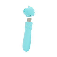 Unihorn Teal USB Rechargeable Vibrating Bullet - Mount'n Peak BULLETS & EGGS