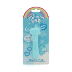 Unihorn Teal USB Rechargeable Vibrating Bullet - Mount'n Peak Teal BULLETS & EGGS