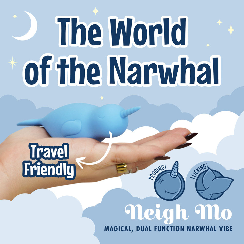Unihorn of the Sea Neigh Mo Narwhal – Luxury Silicone Vibrator > Vibrators > Ladies > Clitoral Vibrators and Stimulators