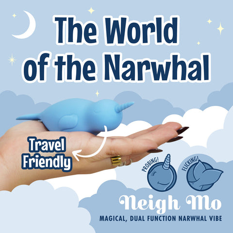 Unihorn of the Sea Neigh Mo Narwhal – Luxury Silicone Vibrator > Vibrators > Ladies > Clitoral Vibrators and Stimulators