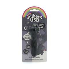 Unihorn Wild Spirit USB Rechargeable Vibrating Bullet 3 Inches Black BULLETS & EGGS