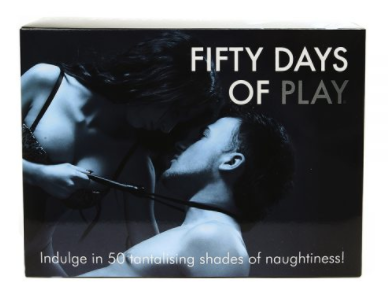 Fifty Days of Play Naughty Adult Game Black Board Games