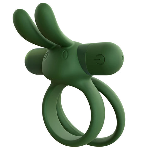 Ohare XL (Black | Blue | Green) – Rechargeable Large Rabbit Vibrator > Cock Ring > Vibrating