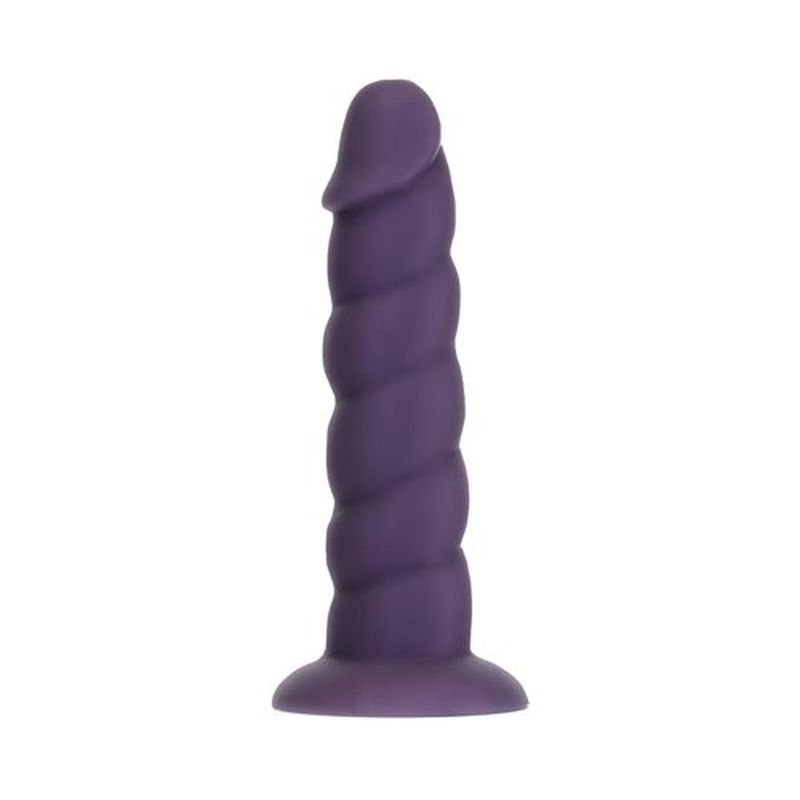 Unicorn Dildo 7 Inch Purple Fantasy Silicone Sex Toy DONGS