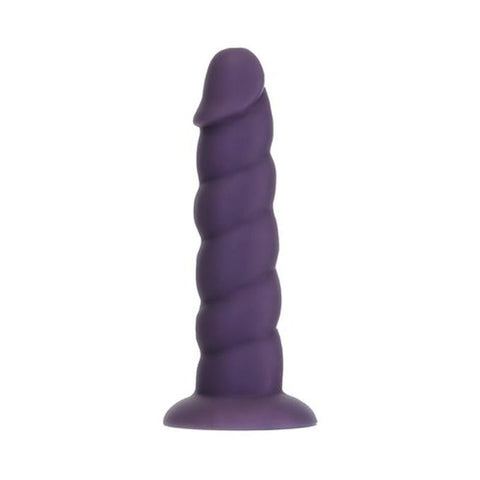 Unicorn Dildo 7 Inch Purple Fantasy Silicone Sex Toy DONGS