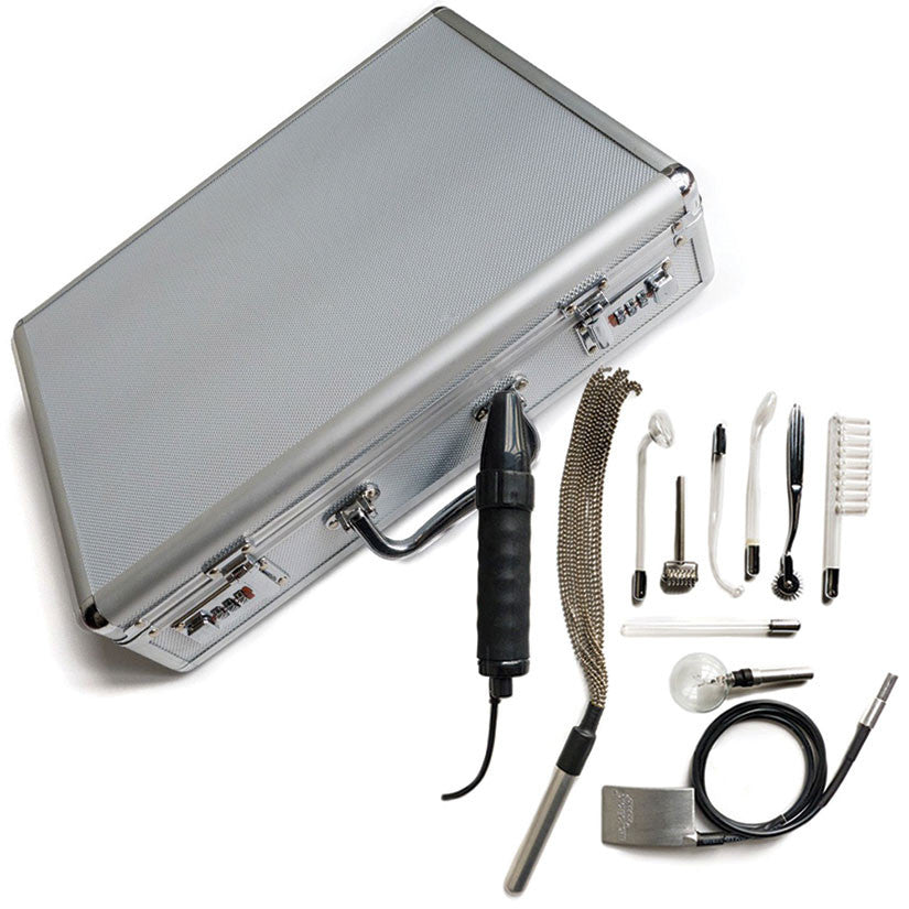 Kinklab Agent Noir Neon Wand Kit – ElectroErotic Sensation Set Electrosex Kit E-STIM TOYS