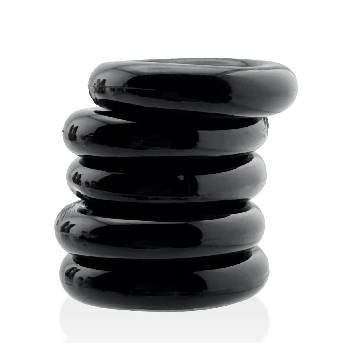 Jacker 5-Stack Five-Pack Tube Super-Strong Cockrings > Cock Ring > Sets